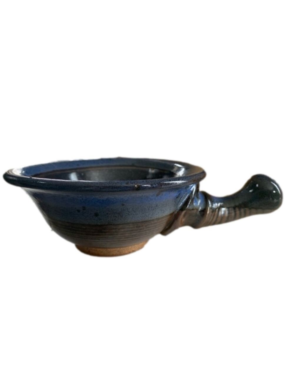 Stoneware Soup Bowl w/Handle
